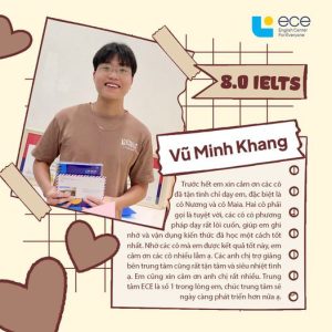 Học viên Vũ Minh Khang