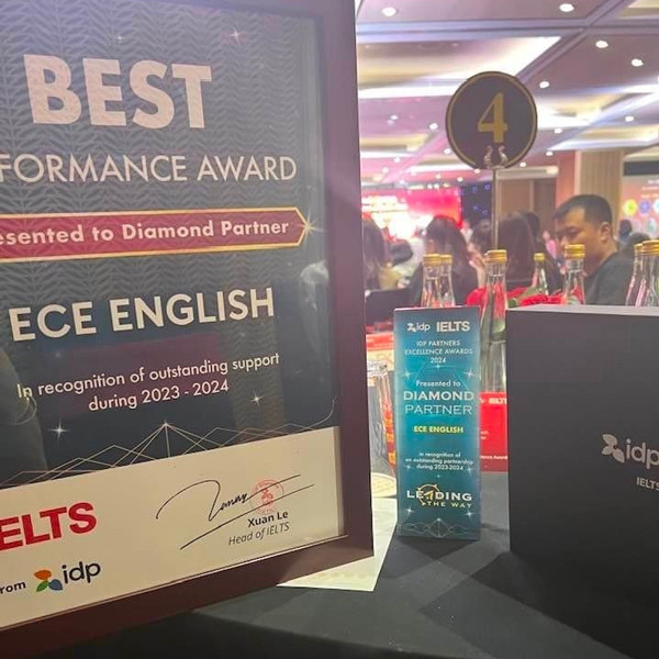 ECE English là một trong những đối tác kim cương của IDP tại miền bắc