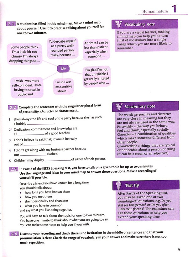 Nội dung sách Cambridge vocabulary for IELTS Advanced