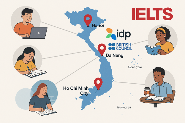 Tra cứu địa điểm thi IELTS trên máy tính tại BC và IDP
