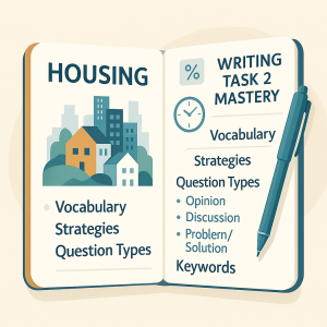 IELTS Writing Task 2 topic Housing: Chiến lược viết & từ vựng chuyên sâu