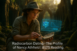 Radiocarbon dating – The profile of nancy athfield IELTS Reading