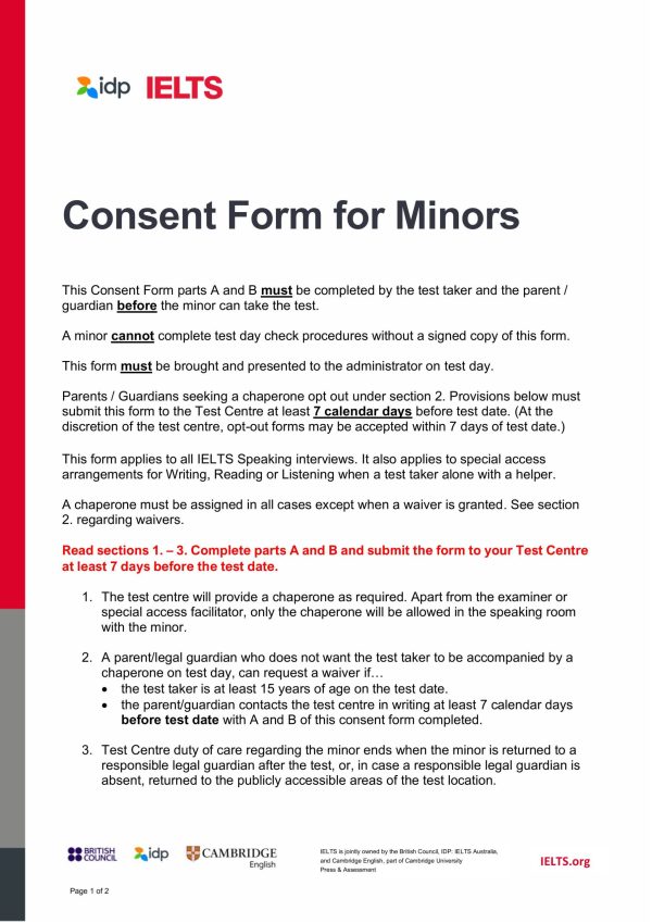 Consent Form là gì?
