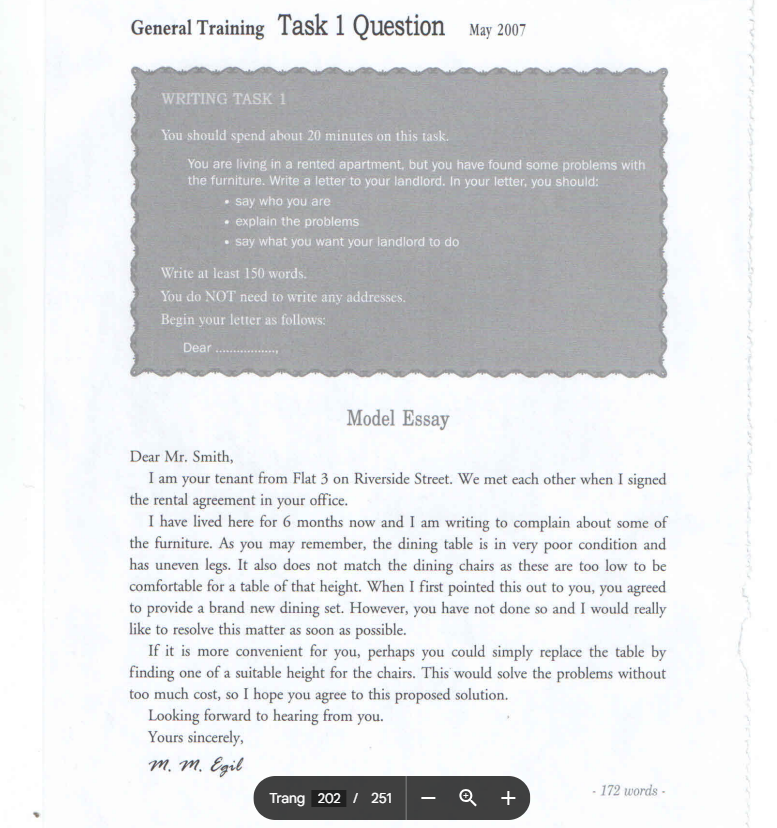 Phần 3: Letters (IELTS Writing Task 1 - General Training)