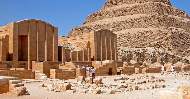 the step pyramid of djoser