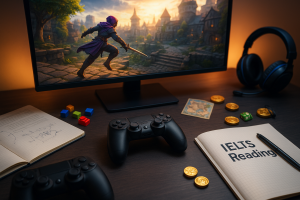 Giải đề IELTS Reading: The attraction of video games chi tiết từ A – Z