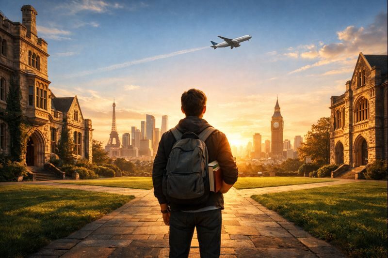 IELTS Writing task 2 topic study abroad