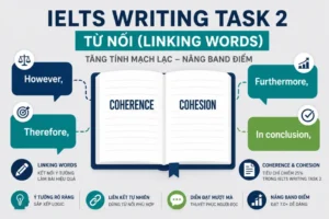 Bí quyết làm chủ từ nối trong IELTS Writing Task 2 giúp nâng band